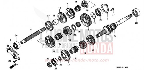 BOITE DE VITESSES GL1500SER de 1994